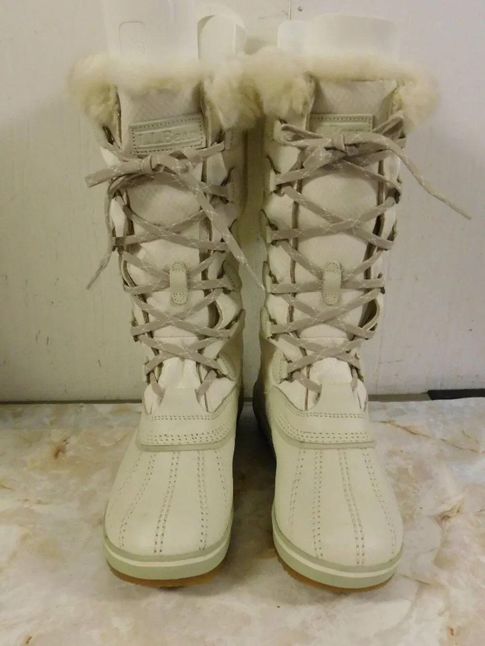 L L Bean Womens Tek 2.5 Waterproof Snow/ Ski Primaloft Winter Boots sz 7 M